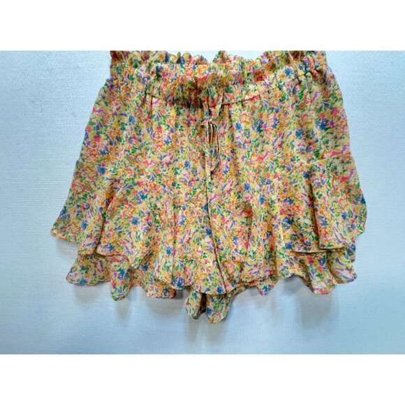 Dress Forum Los Angeles Womens Casual Floral Skort Lightweight Size M Multicolor - Picture 5 of 11